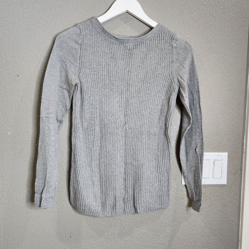 Banana Republic Gray Knit Sweater